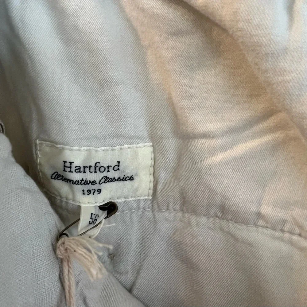 Hartford Men’s Tanker Linen Woven Pants Sand 40 NWT Beach Resort Coastal Summer